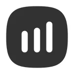 Chart Bar Square SVG Icon